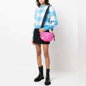 Ganni quilted crossbody bag